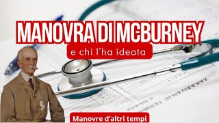 Il segno di Mc Burney Manovre d altri tempi [upl. by Mirielle]