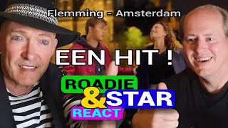 DIT IS EEN HIT  Flemming  Amsterdam First Time Hearing  RoadieampStar React 005 [upl. by Feigin]