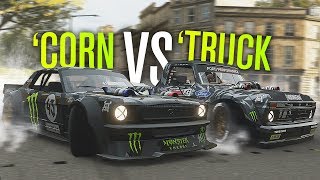 HOONITRUCK vs HOONICORN  Forza Horizon 4 [upl. by Ritch]