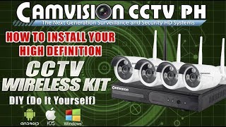 NVR Wifi Kit First Time Setup  CamVision CCTV Ph [upl. by Gnourt]