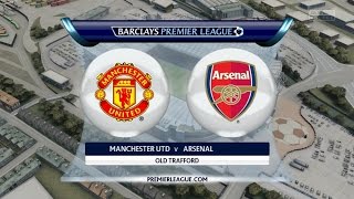 Manchester United vs Arsenal FC  28022016  Barclays Premier League  FIFA 16 [upl. by Colvin]