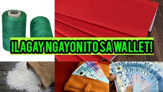 ANG 5 EPEKTIBONG BAGAY NA PAMPASWERTE SA WALLET ILAGAY MO NA [upl. by Isbel]