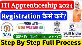 Apprenticeship Portal Registration  ITI Apprenticeship Registration Kaise Kare  Apprenticeship [upl. by Llerrad907]