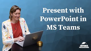 Present with PowerPoint in MS Teams [upl. by Salbu860]