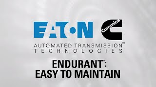 Endurant Transmission Easy to Maintain [upl. by Serafine]