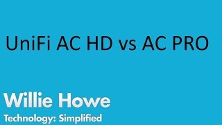 UniFi AC HD vs AC PRO [upl. by Marilin164]