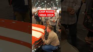 CHIP FOOSE 70 Chevelle Motor Reveal at SEMA 2023 chipfoose sema chevelle [upl. by Lalla249]