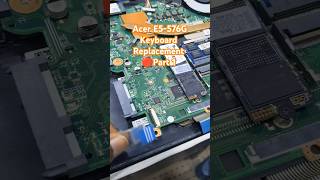 Acer E5576G  Keyboard Replacement  Assembly 🔴 Part 1 [upl. by Ecnaralc30]