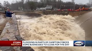 Flooding in parts of Campton forces some businesses to close for day [upl. by Devinne346]