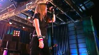 Avril Lavigne  Sk8er Boi  Live  Late Night with Carson Daly 101202 [upl. by Amme973]