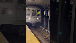 AstoriaDitmars Blvd bound R46 W train arriving  Canal St [upl. by Trometer472]