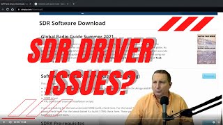 Trouble with SDR Radio Install and DRIVERS Not anymore Watch this one [upl. by Nohj]