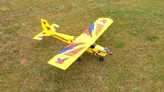 Kyosho Trainer 40  Maiden Flight [upl. by Ajiam758]