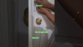 Easy to open Door Lock Interior Privacy Doorknob easytoopen dooropen  Saro Story [upl. by Somisareg325]