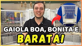 GAIOLA BOA BONITA E BARATA PARA CALOPSITA [upl. by Seligmann]