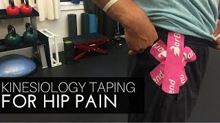 Kinesiology Taping for Hip Pain [upl. by Brunelle]