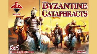 Unboxing RED BOX 72153 72154 172 BYZANTINE CATAPHRACTS SET1 SET2 FIGURES KIT [upl. by Fadas]