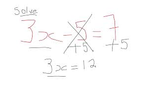 GCSE Maths August 2024 Recorded Video Solving a 2 step linear equation gcse gcsemaths tutorial [upl. by Ymme]