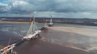 Mersey Gateway from the Air [upl. by Elyak410]