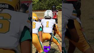 Malcom Purcell throws perfect touchdown pass 📈 football viralvideo viralshorts watch scout [upl. by Nodnalb]