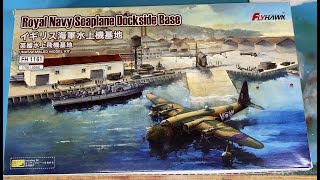 Flyhawk Seaplane diorama in 1700 scale  in box review [upl. by Nevad]