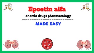 epoetin alfa erythropoietin alfa pharmacology clinical pharmacology pharmacology made easy [upl. by Waers840]