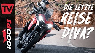 Die letzte ReiseDiva  Test der Ducati Multistrada V2 S 2022 [upl. by Nodnelg]