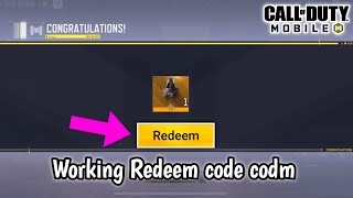 New Today Redeem code cod Mobile 2024  Call of duty Mobile Redeem code  codm Redeem code 2024 [upl. by Fanestil]