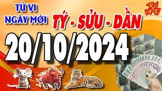 Tử vi tuổi TÝ  SỬU  DẦN ngày 20102024 Trúng Số Liền Tay  Tử Vi Việt TV [upl. by Andromeda363]