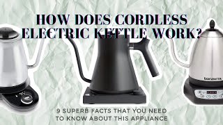 How Does Cordless Electric Kettle Work 9 Superb Facts That You Need To Know About This Appliance [upl. by Enneire363]