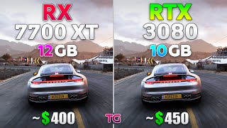 RX 7700 XT vs RTX 3080  Test in 10 Games [upl. by Gerard]