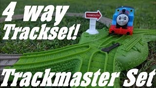 Thomas the Tank Engine 4 Way Trackset Playtime  Trackmaster [upl. by Cathrin]