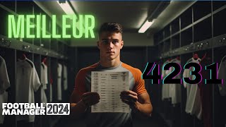 TUTO  LE MEILLEUR 4231  Tutoriel sur Football Manager 24 [upl. by Arykat980]