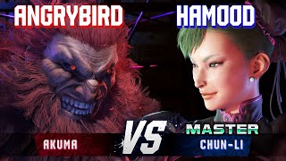 SF6 ▰ ANGRYBIRD Akuma vs HAMOOD ChunLi ▰ High Level Gameplay [upl. by Retsub321]