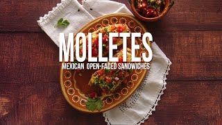 Molletes  Molletes Mexicanos [upl. by Atronna]