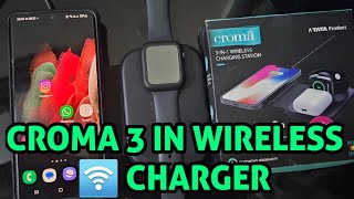 CROMA WIRELESS CHARGER REVIEW  ITS WORTH BUYING OR WASTAGE OF MONEY 💰 🤑 💸 4kvideo [upl. by Leahcam552]