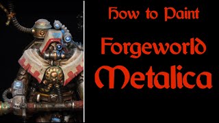 How to Paint Forgeworld Metalica GRIMDARK style [upl. by Rosabel]