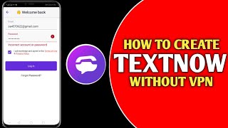 How to make textnow account in India  2ndline sign up problem  textnow account create 2024 [upl. by Duncan204]