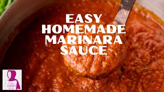 Easy Homemade Marinara Sauce  Made with Fresh Tomatoes [upl. by Noit]