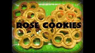 ROSE COOKIES  ACHU MURUKKU  GULABI PUVVULU  FRIED FLOWER COOKIES EGGLESS [upl. by Ataner]