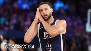 Night Night Watch Steph Curry put France to bed in slow motion  Paris Olympics  NBC Sports [upl. by Ayenet]