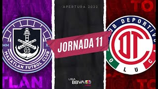 Resumen Mazatlán vs Toluca  J11 Liga BBVA MX Femenil [upl. by Ecydnarb]