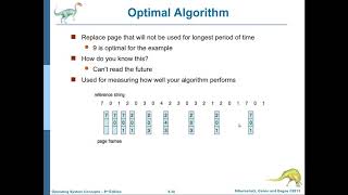 نظم التشغيل57 الفصل التاسع الجزء الرابع FIFO LRU and Optimal Page Replacement [upl. by Giovanna]