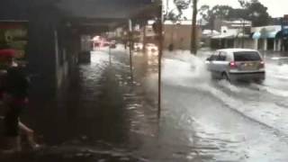 Flooding on Oxford St Leederville Perth [upl. by Bonine]