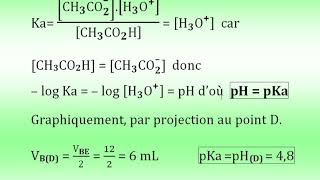 Dosage acide faible par une base forte [upl. by Holton]