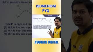 Isomerism PYQ Explained in 60 Seconds By Amit Sir  ASQUARE Digital [upl. by Enitsirt]