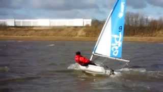 Dinghy Sailing on the River Mersey at Liverpool Sailing Club [upl. by Nithsa]