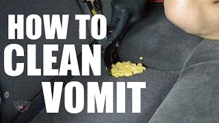 How to Clean Up Vomit in Your Car [upl. by Sera]