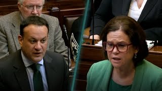 Mary Lou McDonald questions Taoiseach Leo Varadkar on new National Childrens Hospital [upl. by Drogin]