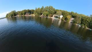 mascoma lake efoil 4k 360 video 2 [upl. by Atikihc]